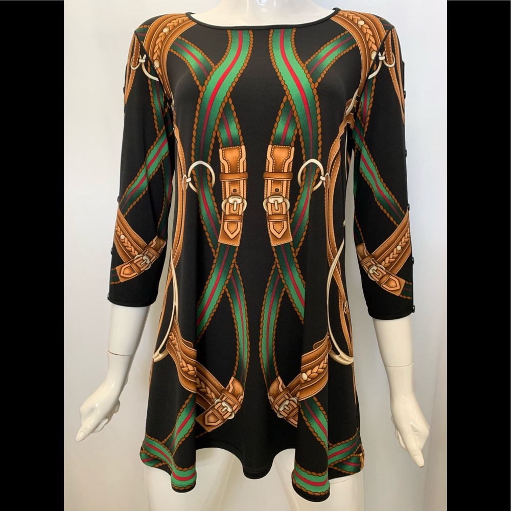 EVA VARRO 3/4 SNAP KEYHOLE SLEEVES BELTLINE